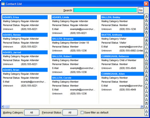 Contact List