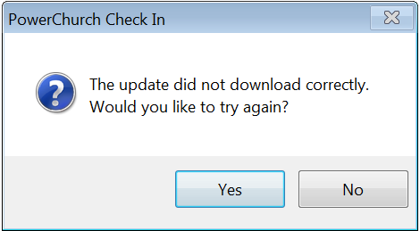 Kiosk Error